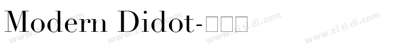 Modern Didot字体转换 Modern Didot字体转换